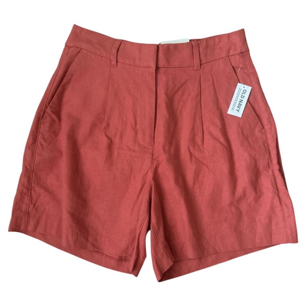 NWT Old Navy High Waisted Linen Shorts size Medium